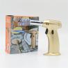 China Jet Flame Chef Butane Torch Fuel Lighter Windproof Refillable Fuel For Candle wholesale