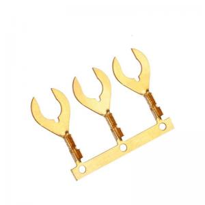ISO9001 Crab Foot 5.3mm Brass Y Shaped Terminal Block