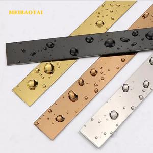 Mirror Decorative 12mm Stainless Steel Tactile Strips Anti Finger Print
