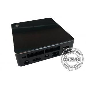 8th Generation i7 CPU Small PC Media Player Box Ultra Thin 3cm Thickness With  Input / USB3.0