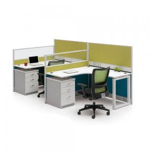 China Adjustable Height MFC Fabric Office Desk Partition Screens supplier