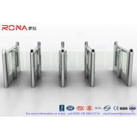 China Stylish Optical Speed Gate Turnstile Bi - Directional Pedestrian Queuing Systems Entry Barriers on sale