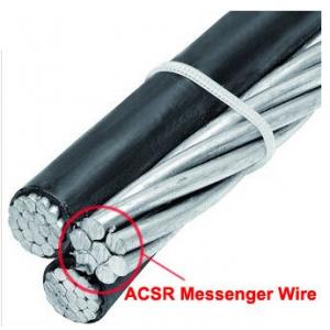 China Bright Surface Galvanised Steel Wire Rope / ACSR Messenger Wire For ABC Cable supplier