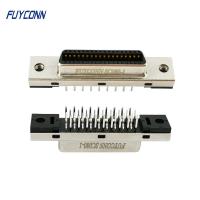 China 1.27mm Connector Vertical PCB 36 Pin MDR SCSI Connector Female Type on sale