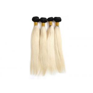 1B Blonde 613 Color Brazilian Hair Weft Ombre Color Human Virgin Hair Weave 12" to 26"