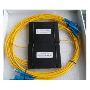 China Divisor da fibra óptica do PLC 1×4, pacote do ABS, cabo de 3.0mm 1.5m, conector de SC/PC para redes de FTTX supplier