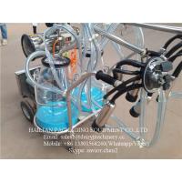 China Cow Milking Machine With Measuring Buckets , Goat Milking Machine on sale