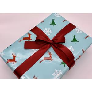 China 0.5mm Christmas Wrapping Tissue Paper , Customized Gift Wrapping Paper supplier