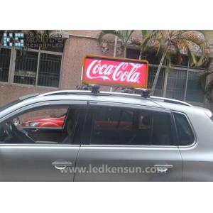 China 3G P5 P6 Taxi Roof LED Display / Taxi Top Sign For Dynamic Advertising 1/8scan 21kg/PCS supplier