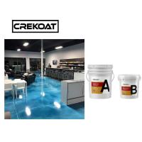 China 2 Parts Epoxy Resin Metallic Garage Floor Paint Clear Polymer Low Viscosity on sale