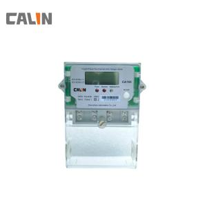LCD Display Single Phase Electric Meter , Tamper Proof Prepaid Power Meters