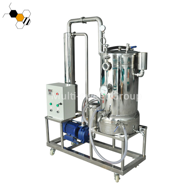 China 50L máquina do tanque 0.5T Honey Concentrating Filtering Honey Processing supplier