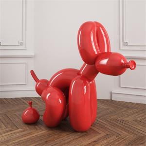 Shop Window Decoration Handmade Fiberglass Balloon Dog