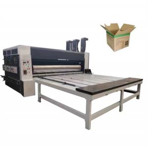 High Effective Corrugated Carton Box Flexo Semi Automatic Printer Slotter Die Cutter Machine With Stacker