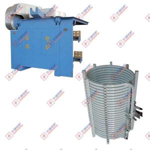 High Heat Efficiency Steel Shell 10 Ton Induction Furnace Durable Short Melting Time