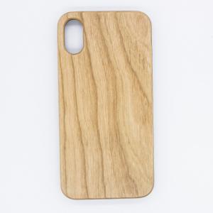 China Eco -Friendly Wood iPhone X Case , Comfortable Grip Feeling Wood Design iPhone Case supplier