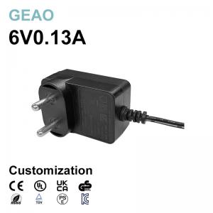 China 6v 0.13a Wall Mount Power Adapters For Ac Dc Hair Removal Device Thermal Print Yt400 Projector Massage Chair supplier