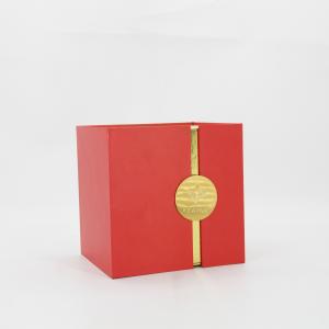 Square Paper Gift Boxes Biodegradable Packaging Traditional Box With Four Inner Paper Tubes