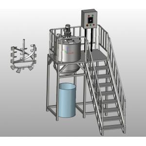 OEM / ODM Detergent Production Line 2000 Liter Detergent Mixing Tank