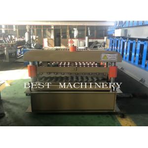 China 836mm Corrugated Sheet Roll Forming Machine 380v 2 Years Warranty supplier