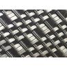 Stainless Steel Woven Wire Fabric , Decorative Architectural Rigid Mesh Facade