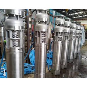QJ series Deep Well Submersible Pumps Stainlees Steel 304 / 316 / 316L