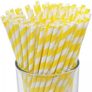 Starch Rice PLA Biodegradable Drinking Straw Natural Color Eco Friendly
