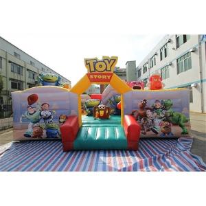 China Cartoon Character Toy Story Inflatable Fun City For Children In Amusement Park supplier