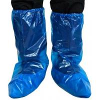 ODM PE Clear Disposable Boot Cover 18" Disposable Work Booties For Cleaning