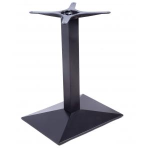 Bistro Table Base Cast Iron Square Metal Table Legs Modern Style powder coat
