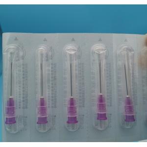 Dentist Disposable Medical Consumables Hypodermic Syringe 0.55mm 24G Medium Purple