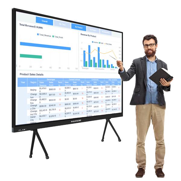 Interactive Smart Board with Video Conferencing Native Support for Zoom/Teams/Webex 32GB ROM 4GB RAM Intel Core I3/i5/i7 4th To 13th Gen OPTIONAL