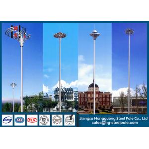 China Octagonal Hot dip Galvanized Steel High Mast Poles for Lighting wholesale