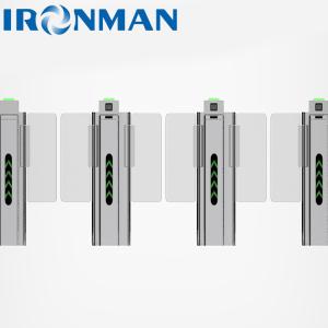 China Long-Lasting Air Port AB Entrance Gate Long Flap Speed Gate Turnstile With Fence For Secure Gate Access wholesale