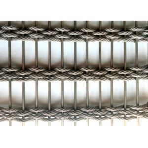 Flexible Woven 100x6m Stainless Steel Architectural Mesh Fabric Facade