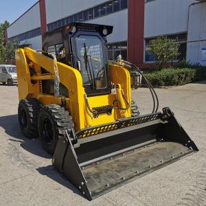 Skid Steer Loader With Various Accessories