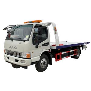 China 6 Wheels Flatbed Wrecker Truck JAC / 4 Ton Winch Tow Truck supplier