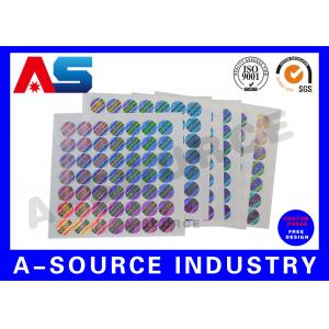 Rainbow Color Custom Vinyl Decals Stickers Custom Holographic Labels