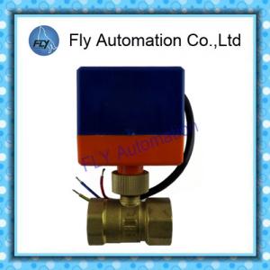 China Ball BV2011S DN20 3/4 Electric motor Water Solenoid Valves 2 way Brass supplier