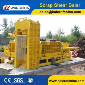 China Wanshida Scrap Metal Shearing Baler Machine export to Russia