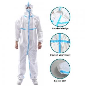 China Breathable Medical Protective Coveralls Antistatic Disposable Coverall Suit wholesale