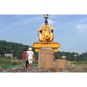 China APIE Electric Vibro Pile Hammer Hydraulic Foundation Machine 90 Kw supplier