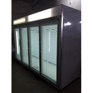 CE / RoHS Greenhealth Glass Door Freezer Environmentally Friendly