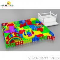 China Kids Carnival Colors Pastel Foam Indoor Soft Play Equipment Customized Color on sale
