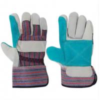 China High Quality Leather Work Assembly Gloves / Working Gloves on sale