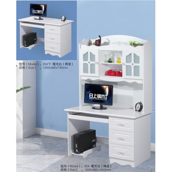 Sturdy Construction MDF Computer Desk , Large Computer Desk With Drawers