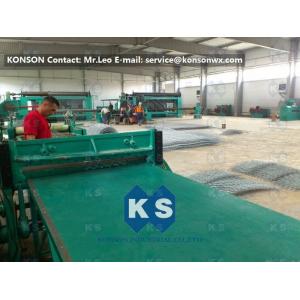 China Hexagonal Gabion Production Line Double Rack Heavy Duty Hexagonal Mesh Machine supplier