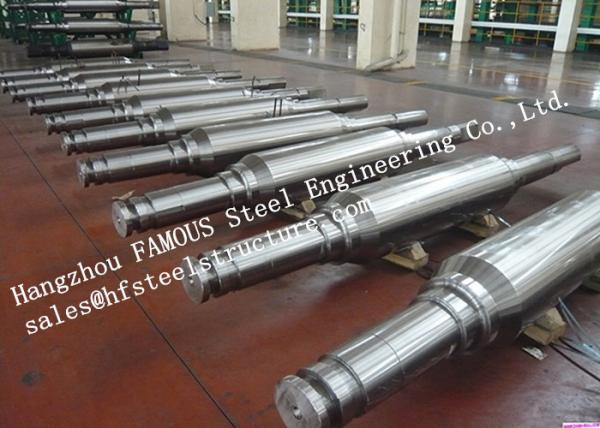 High Hardness And Durability Forged Alloyed Steel Work Roller For Cold Rolling