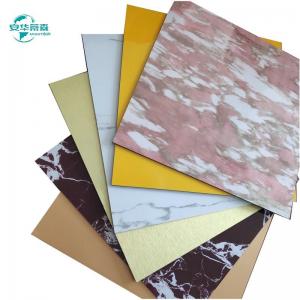 House Construction Marble ACP 1220x2440mm Building Materials Aluminum Composite Sheet