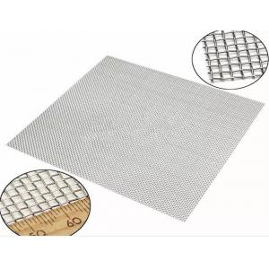 Anti - Rust Galvanised Square Mesh , Square Weave Wire Mesh For Filter